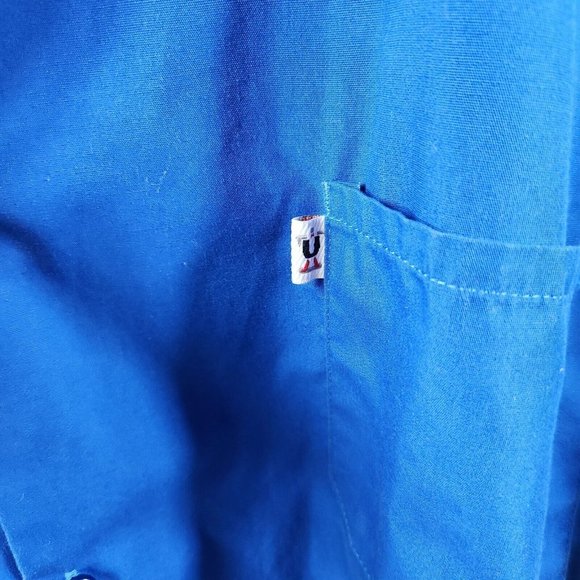 Uncommon Threads Blue Uniform Unisex Top XL Lot Of 3 - Picture 5 of 6